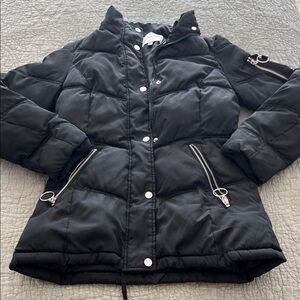 Kendall & Kylie Black Jacket with Silver Details